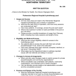 Hydrotherapy Pool Written Questions 226 Hydrotherapy Pool Written Questions 226